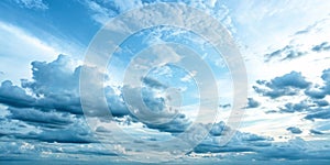 Cloudy Blue Sky Background
