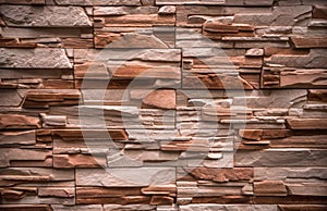 Beautiful background from dekorative stone