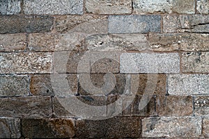 Beautiful background texture of fence wall. Stone background