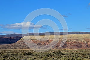 Beautiful badlands in the Chubut valley, Argentina