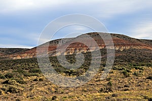 Beautiful badlands in the Chubut valley, Argentina