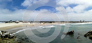 The beautiful Baleal island beach in Portugal