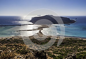 Beautiful Balos Beach, Crete, Greece