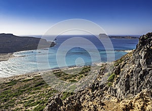 Beautiful Balos Beach, Crete, Greece