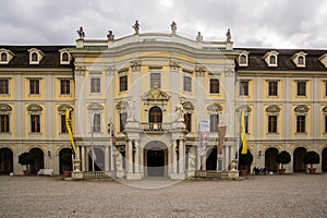 Beautiful baroque castle in ludwigsburg