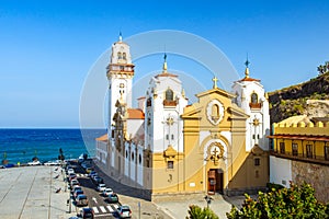 Beautiful Basilica de Candelaria church Tenerife, Canary Islands, Spain