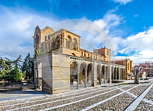 Beautiful Basilica de San Vicente, Avila, Castilla y Leon, Spain