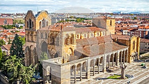 Beautiful Basilica de San Vicente, Avila, Castilla y Leon, Spain photo