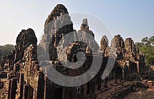 Beautiful Bayon Temple, Siem Reap, Cambodia