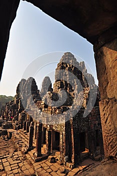 Beautiful Bayon Temple, Siem Reap, Cambodia