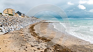 Beautiful beach at Agon-Coutainville