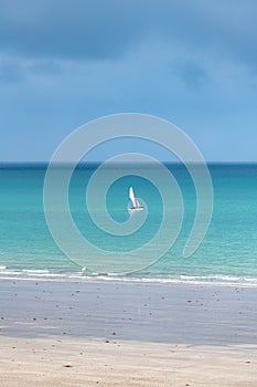 Beautiful beach at Agon-Coutainville