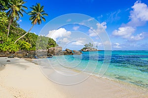 Beautiful beach - Anse aux Pins - Mahe, Seychelles