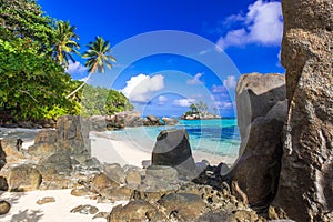 Beautiful beach - Anse aux Pins - Mahe, Seychelles