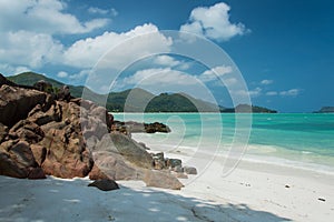 Anse Gouvernement in Praslin, Seychelles