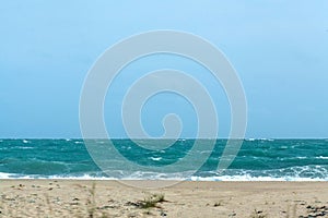 Beautiful Beach of Arichal Munai, Danushkodi, Rameswaram photo