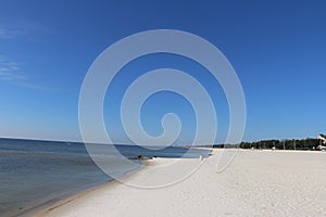 Beautiful beach in Biloxi, FL