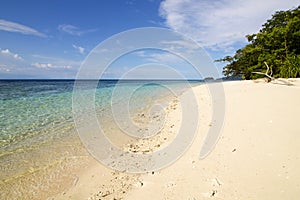 Beautiful beach in Birie island, Batanta, Raja Ampat