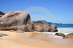 Beautiful beach in Brasil photo