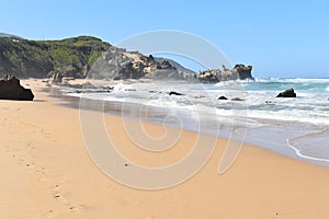 Beautiful beach at Brenton on Sea near Plettenberg Bay in South Africa