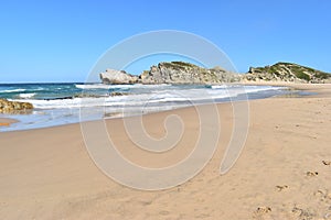 Beautiful beach at Brenton on Sea near Plettenberg Bay in South Africa