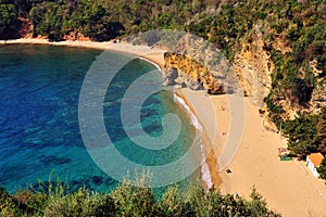 Beautiful beach in Budvanska riviera