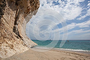 Beautiful beach at Cala Luna, Sardinia