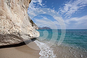 Beautiful beach at Cala Luna, Sardinia