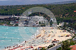 Beautiful beach in Cesme