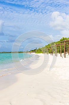 Beautiful beach at Coco Key in Cuba