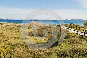 Beautiful beach in Isla de Ons photo