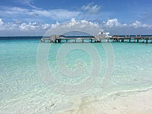 Caribbean Sea on Isla Mujeres Mexico photo