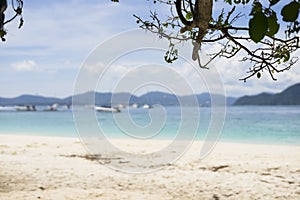 Beautiful beach of He island in Phuket,Thailand