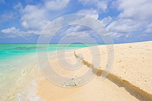 Beautiful beach at Japan