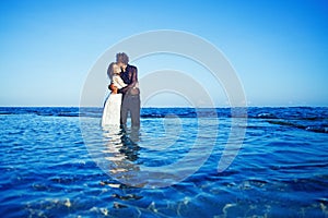 Beautiful beach marriage