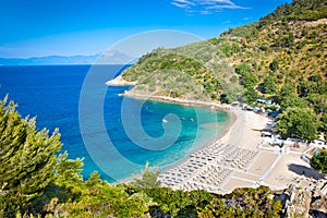 Beautiful beach near Armenistis on Sithonia, Greece.