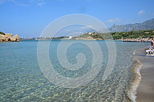 Beautiful beach near Kyrenia Northern Cyprus