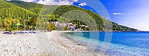 Beautiful beach near Neo Klima village,Skopelos island,Greece.