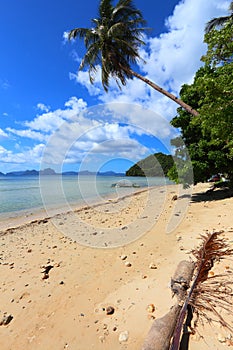 Beautiful beach in Palawan