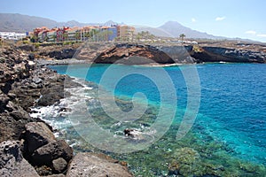 Beautiful beach in Playa Paraiso n Tenerife photo
