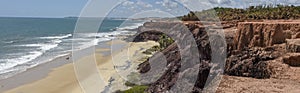 Beautiful beach of Praia do Amor near Pipa, Brazil