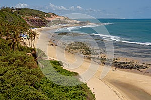 Beautiful beach of Praia do Amor near Pipa, Brazil