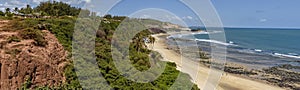 Beautiful beach of Praia do Amor near Pipa, Brazil