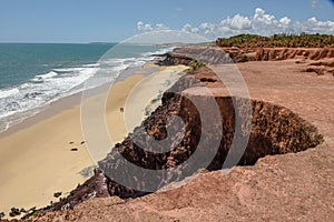 Beautiful beach of Praia do Amor near Pipa, Brazil