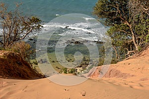 Beautiful beach of Praia do Amor near Pipa, Brazil