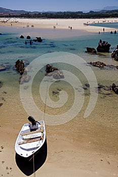 Beautiful Beach, Quejo, Cantabria, Spain photo