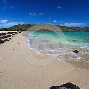 Beautiful beach on Saint Kitts