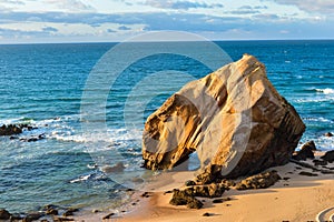 Rock in the Beach at Santa Cruz - Portugal photo