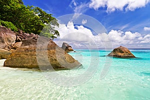 Beautiful beach scenery of Similan Islands