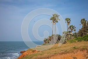 Beautiful beach in Serrekunda, Gambia